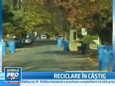 Americanii primesc bani doar pentru ca isi pun gunoiul intr-un cos special!