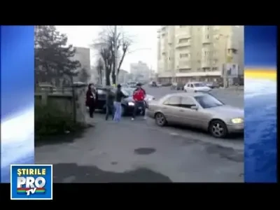 Cum se face o constatare neamiabila? Cu pumnii si picioarele! VEZI VIDEO!