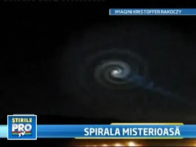 Misterioasa spirala din Norvegia, explozia unei rachete rusesti?