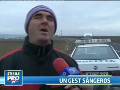 A incercat sa se sinucida dupa ce a tamponat usor o alta masina