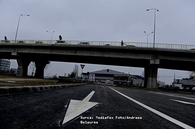 Pasajul suprateran Pipera-Tunari a fost deschis circulatiei sambata