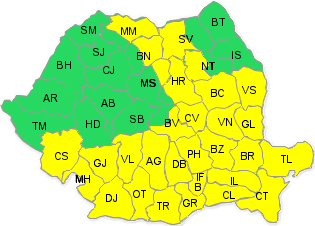 Ninsori si viscol in intreaga tara! E cod galben!