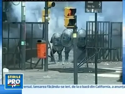Proteste violente la Universitatea din Buenos Aires!