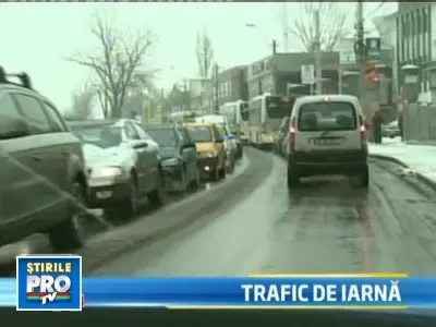 Nebunie pe sosele! Capitala e paralizata!
