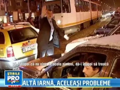 Tramvai, autobuz, taxi- variante necastigatoare pe zapada! Mai bun metroul!