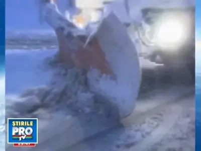 Europa dardaie! Temperaturi de -21 de grade celsius, zapezi si viscol