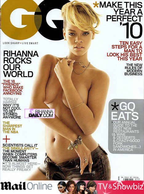 Rihanna, topless intr-un pictorial fierbinte!