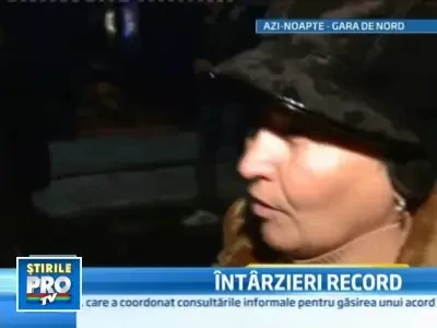 Record de cosmar pe calea ferata: intarzieri de 1000 de minute!