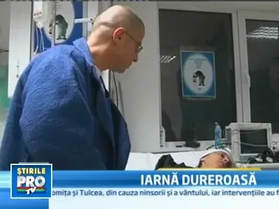 Iarna dureroasa pentru sute de romani! A inceput "sezonul cazaturilor"