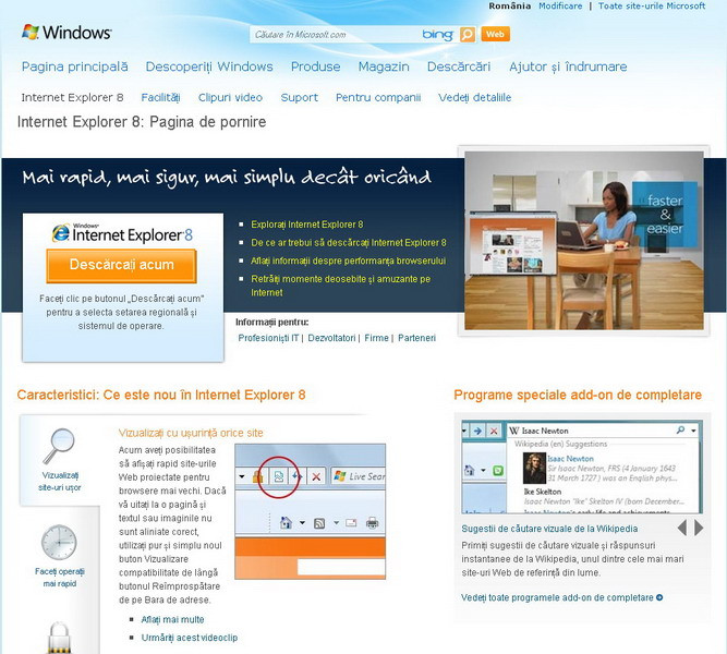 (P) Descarca AICI Internet Explorer 8 cu site-urile PRO in bara de meniu!