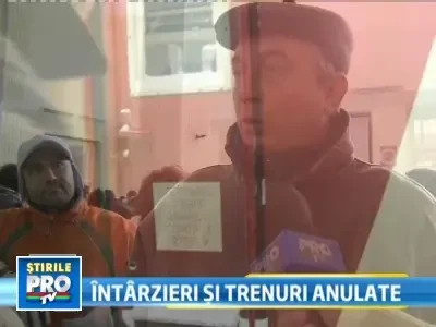 Zeci de trenuri, anulate! Intarzierile sunt de 6.300 de minute!