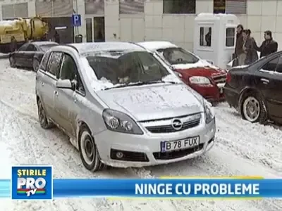 Ninsoarea viscolita a bulversat din nou viata bucurestenilor