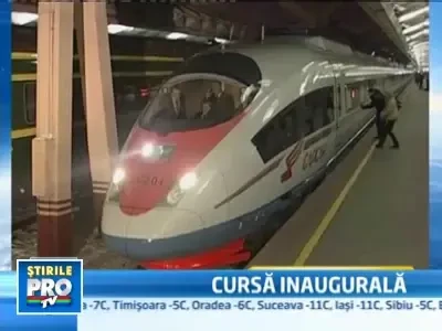 Rusia se mandreste de acum cu primul sau tren de mare viteza