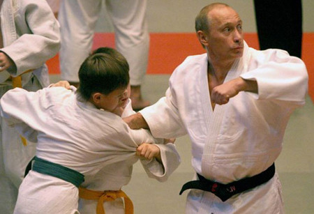 Putin si-a etalat din nou muschii! De aceasta data la judo!