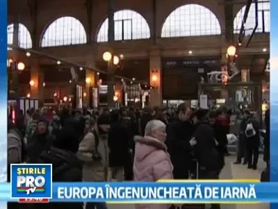 Planurile de Craciun a zeci de europeni, "inzapezite" de vremea rea