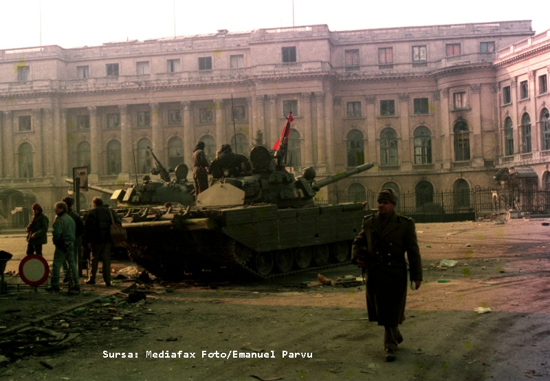 22 decembrie '89. Ingroparea regimului Ceausescu. Prima portie de libertate