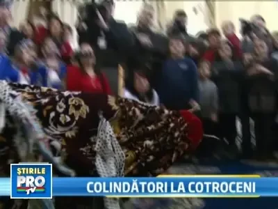 Traian Basescu, dupa ce a fost colindat: Imi doresc cadou un nou Guvern