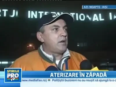 Iasi: spaima pe aeroport! Un avion plin cu pasageri a iesit de pe pista