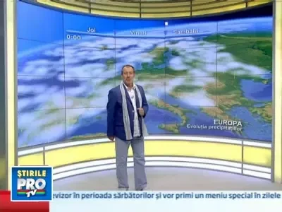 Vezi cum va fi vremea in Europa si in Romania astazi