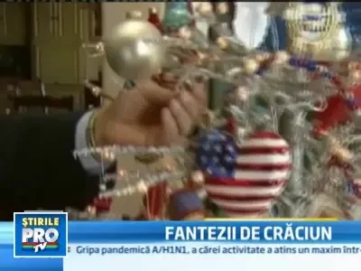 Imagini de poveste... case impodobite de Craciun!