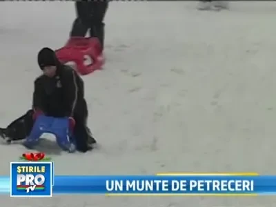 Veselie mare la munte! In sfarsit a inceput sa ninga!