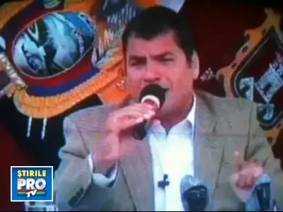 Presedintele Ecuadorului si-a dat palme, tulburat de ochii unei romance!