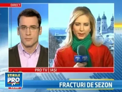 Iesenii cad pe capete: 50 cu oase rupte, in 12 ore! Poleiul e de vina