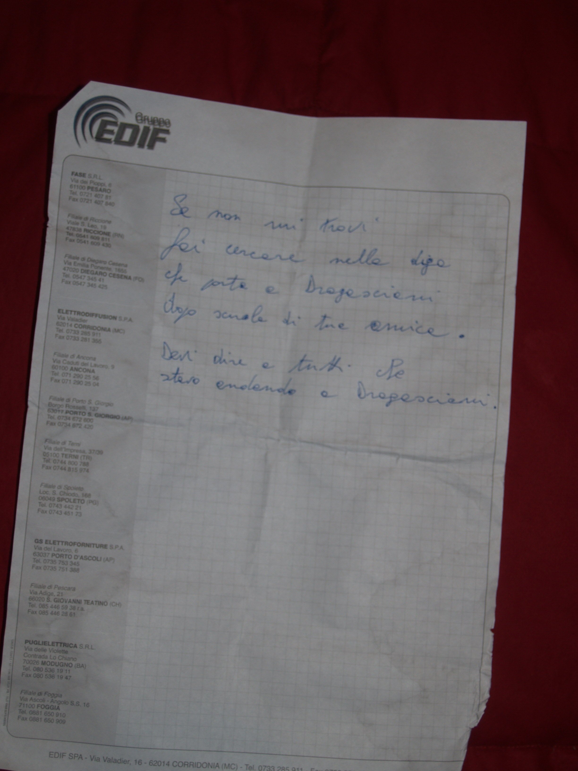 Bilet de adio
