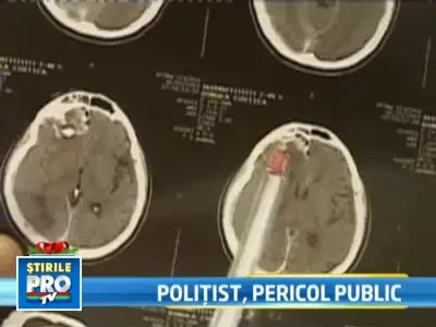 Plugusor alcoolizat! Un politist beat din Olt si-a tras 3 gloante in cap