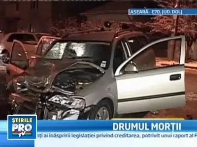 Seara sangeroasa pe o sosea din Dolj! Doi morti si trei raniti