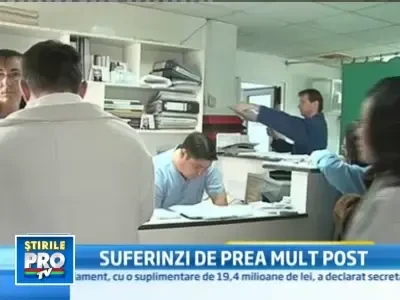 Postul de Boboteaza a "trimis" zeci de oameni direct la urgenta