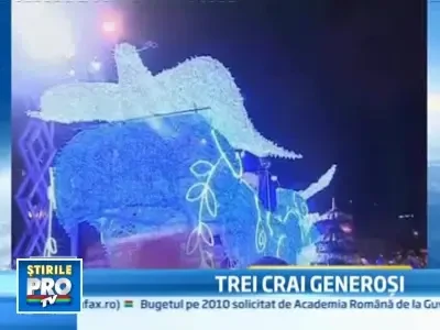 Cei trei Crai de la Rasarit au poposit in centrul Madridului