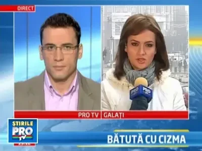 Batuta cu salbaticie de sot pentru ca a vrut sa-l ajute sa se descalte