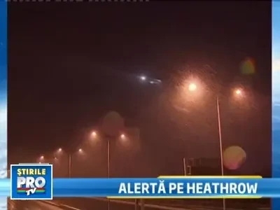 Alerta antiterorista la Londra! Amenintare cu bomba la bordul unui avion!