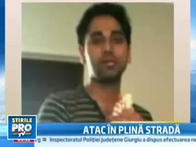 Indian stropit cu benzina si incendiat!