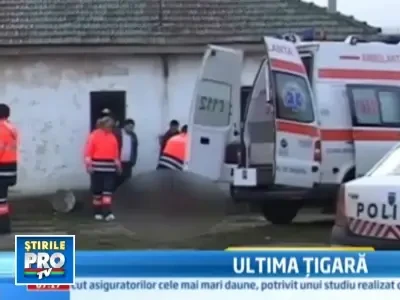 A ars de viu din cauza unei tigari