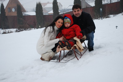 Nicoleta Luciu a avut trei brazi de Craciun