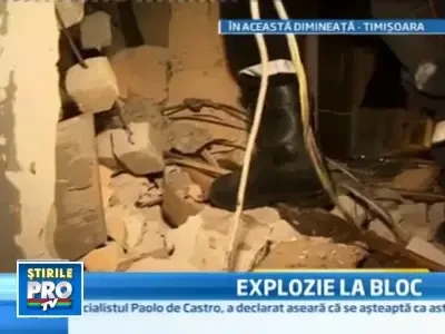 Explozie puternica la Timisoara: doi raniti si 100 de persoane evacuate