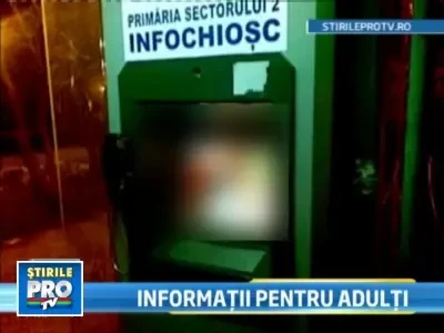 InfoPorno! Filme XXX la unul dintre infochioscurile Primariei Sectorului 2