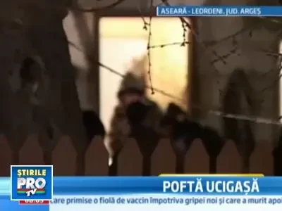 S-a inecat cu o bucata de friptura si a murit!