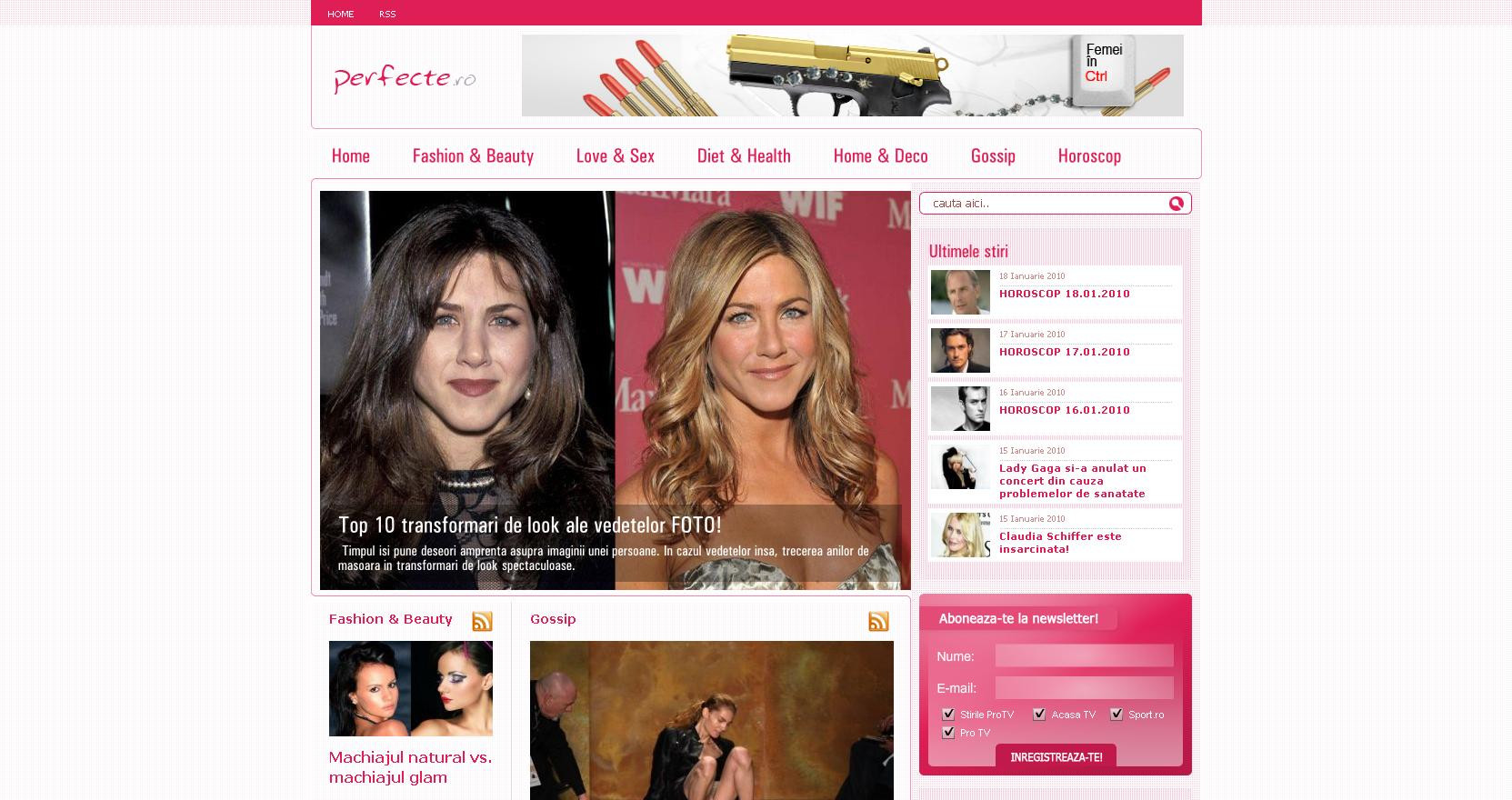 IBU Pro Tv a lansat www.perfecte.ro, un site dedicat exclusiv femeilor