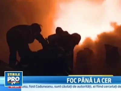 Foc pana la cer in Bucuresti! 4 case si o masina facute scrum!