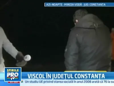 Urgie alba in Constanta! Viscolul si ninsoarea au paralizat traficul!