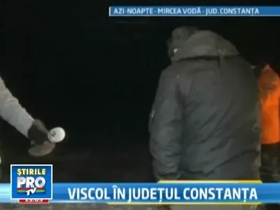 Urgie alba in Constanta! Viscolul si ninsoarea au paralizat traficul!