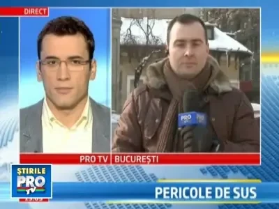 Gerul aduce pericole si de la inaltime. Feriti-va de turturi!