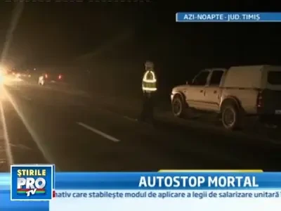 Spulberat pe sosea! A murit dupa ce o masina de teren l-a lovit in plin