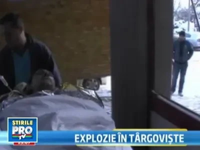 Explozie intr-un bloc din Targoviste! Un barbat a fost ranit