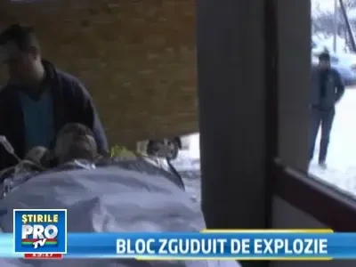 Explozie intr-un bloc din Targoviste! Un barbat a fost ranit