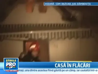 Un incendiu de proportii i-a mistuit casa de vacanta