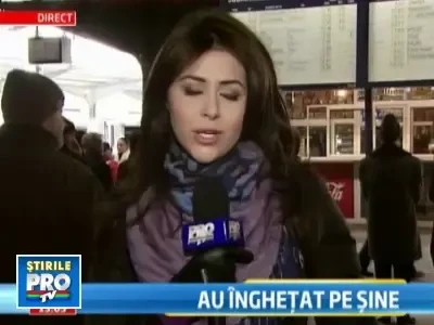 Tren ramas in camp din cauza gerului extrem! Oamenii au inghetat